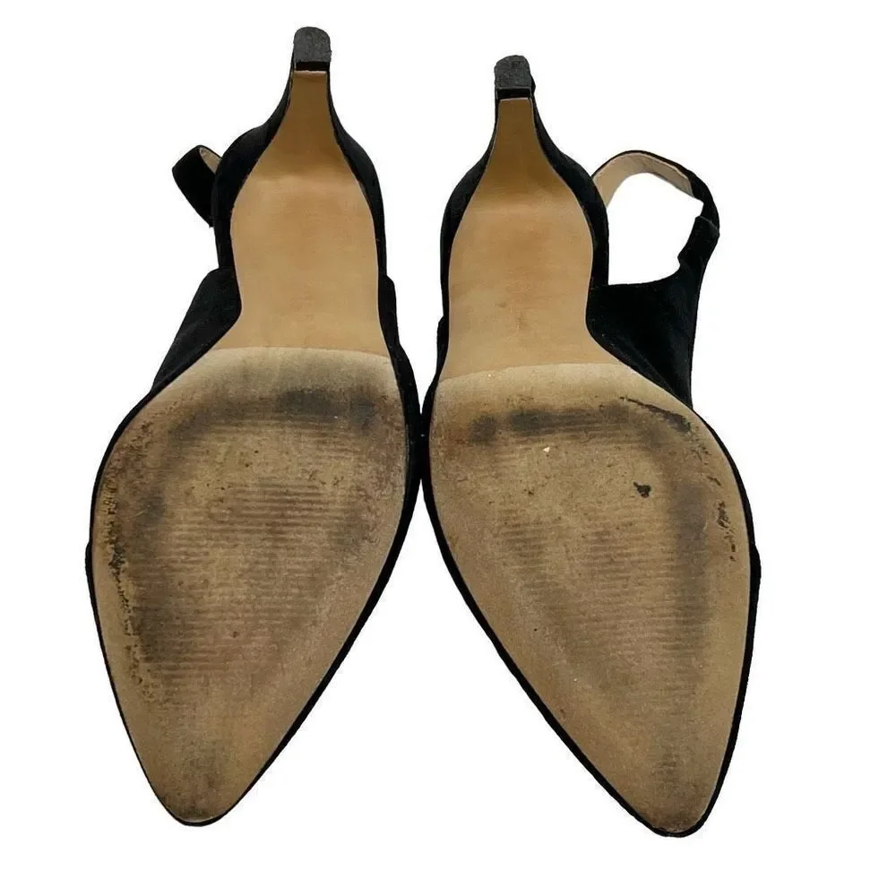 Coach and Four black Letti -CF sling back heels size 6.5